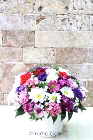 Seasanal Flowers in a Vase
