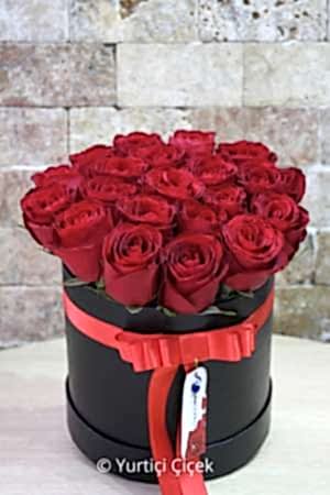 25 Red Roses in a Box