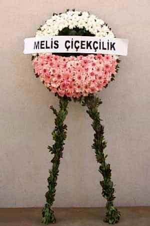 Pembe - Beyaz Cenaze Çelengi 2
